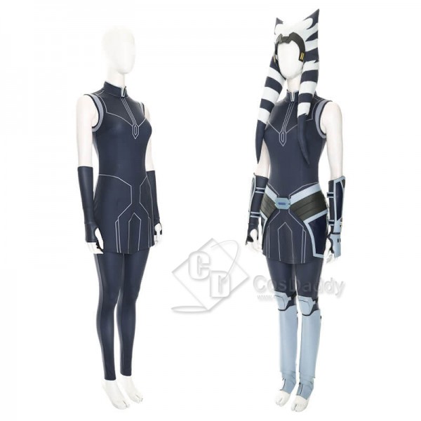 Star Wars The Clone Wars Ahsoka Tano Suit Cosplay Costume