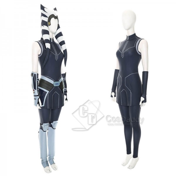 Star Wars The Clone Wars Ahsoka Tano Suit Cosplay Costume