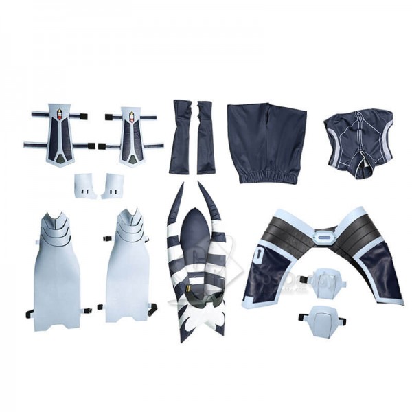 Star Wars The Clone Wars Ahsoka Tano Suit Cosplay Costume