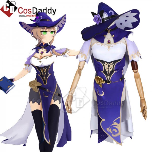 CosDaddy Genshin Impact Lisa Minci Witch Suit Cosp...