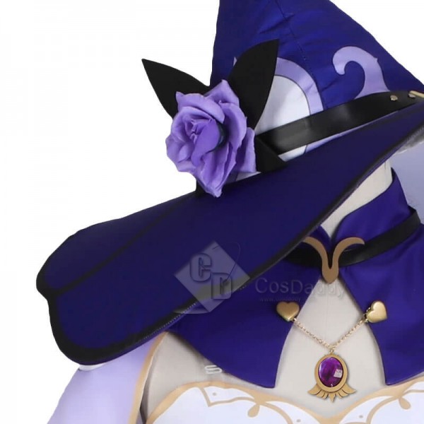 CosDaddy Genshin Impact Lisa Minci Witch Suit Cosplay Costume For Sale