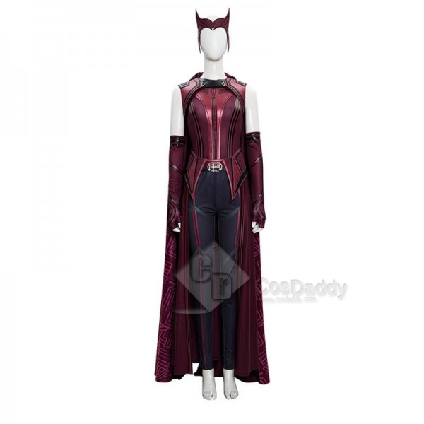 Wanda New Costume Suit 2021 WandaVision New Scarlet Witch Cosplay Halloween Superheroine