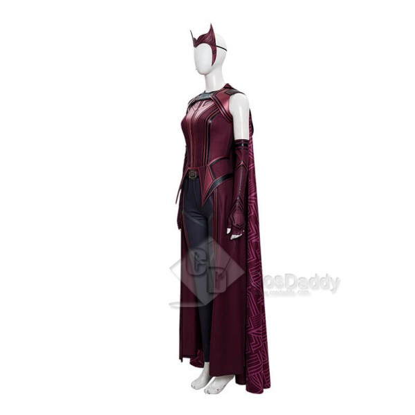 Wanda New Costume Suit 2021 WandaVision New Scarlet Witch Cosplay Halloween Superheroine