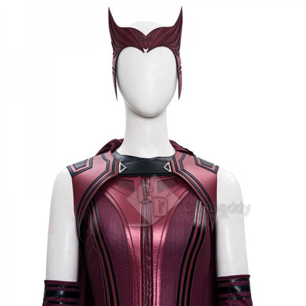 Wanda New Costume Suit 2021 WandaVision New Scarlet Witch Cosplay Halloween Superheroine