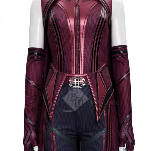 Wanda New Costume Suit 2021 WandaVision New Scarlet Witch Cosplay Halloween Superheroine