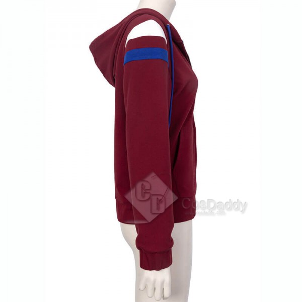 WandaVision Wanda Maximoff Hoodie Jacket Scarlet Witch Cosplay Costume