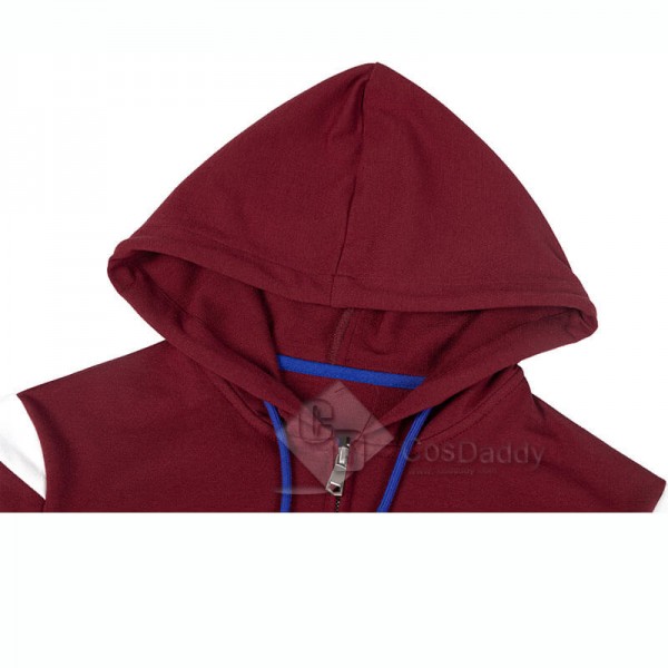 WandaVision Wanda Maximoff Hoodie Jacket Scarlet Witch Cosplay Costume