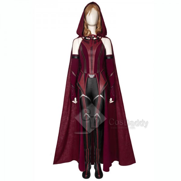 2021 WandaVision New Scarlet Witch Cosplay Suit Wanda Maximoff Cosplay Costume