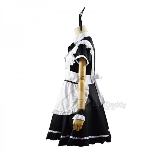 Women Maid Outfit French Apron Lolita Dress Maid Dress Cosplay Costume