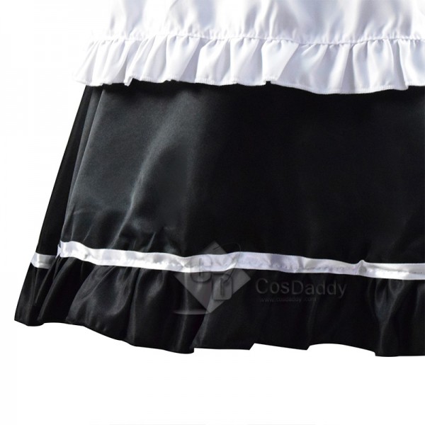 Women Maid Outfit French Apron Lolita Dress Maid Dress Cosplay Costume