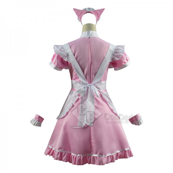 Women Maid Outfit French Apron Lolita Dress Maid Dress Cosplay Costume