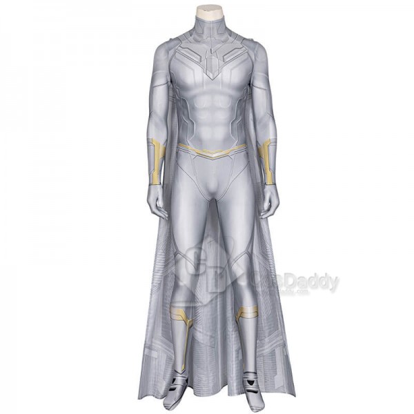 WandaVision White Vision Superhero Suit Cosplay Costume CosDaddy