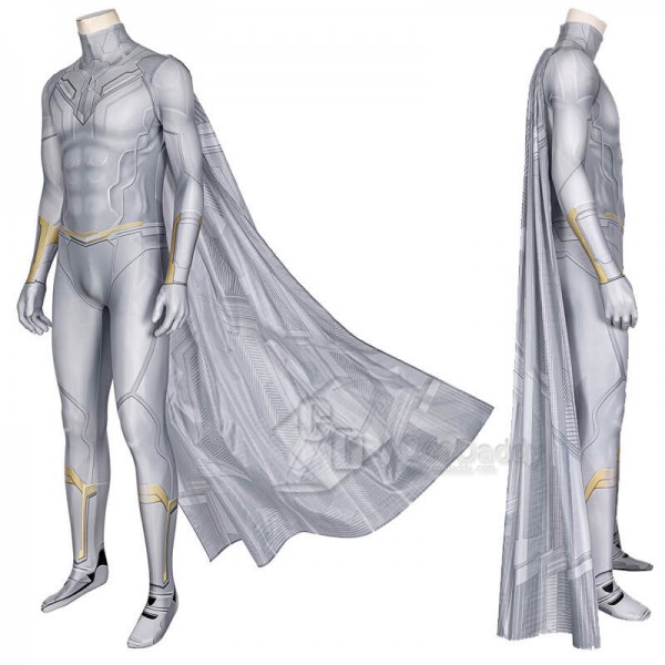 WandaVision White Vision Superhero Suit Cosplay Costume CosDaddy
