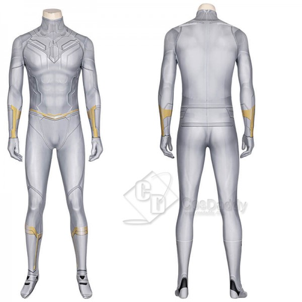 WandaVision White Vision Superhero Suit Cosplay Costume CosDaddy