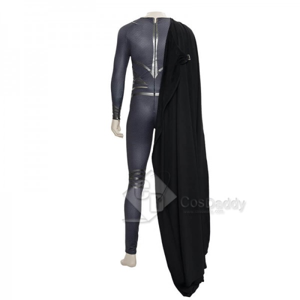 Superman: Man Of Steel 2 Superman Zentai Bodysuit Jumpsuit Cape CloakCosplay Costume  