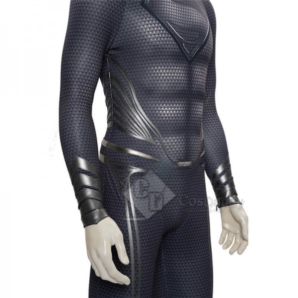 Superman: Man Of Steel 2 Superman Zentai Bodysuit Jumpsuit Cape CloakCosplay Costume  