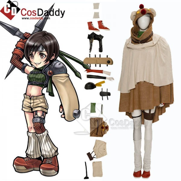 CosDaddy Final Fantasy VII Remake FF7 Yuffie Kisaragi Cosplay Costume