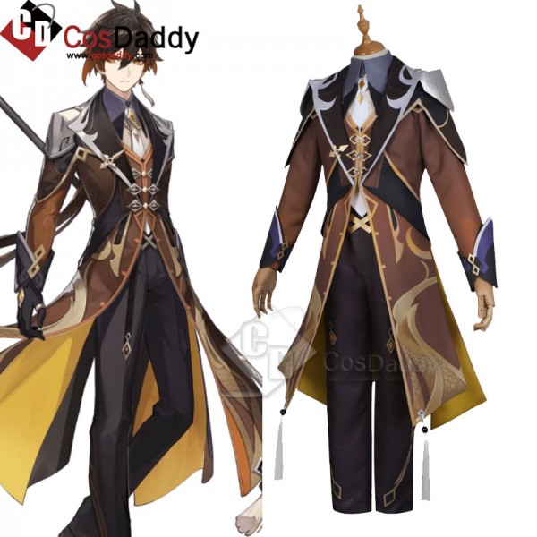 Best Genshin Impact Zhongli Cosplay Costume For Sa...