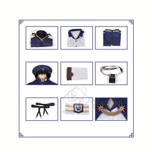 86--EIGHTY-SIX Vladilena Milize Uniform Outfit Cosplay Costume