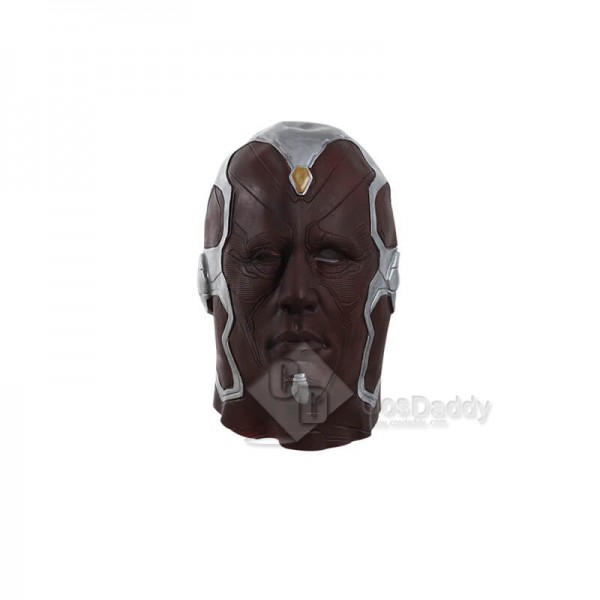 2021 WandaVision Costume Vision Jumpsuit Superhero Cosplay Costume 
