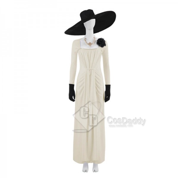 Resident Evil Village Vampire Lady Alcina Dimitrescu Dress Cosplay Costume