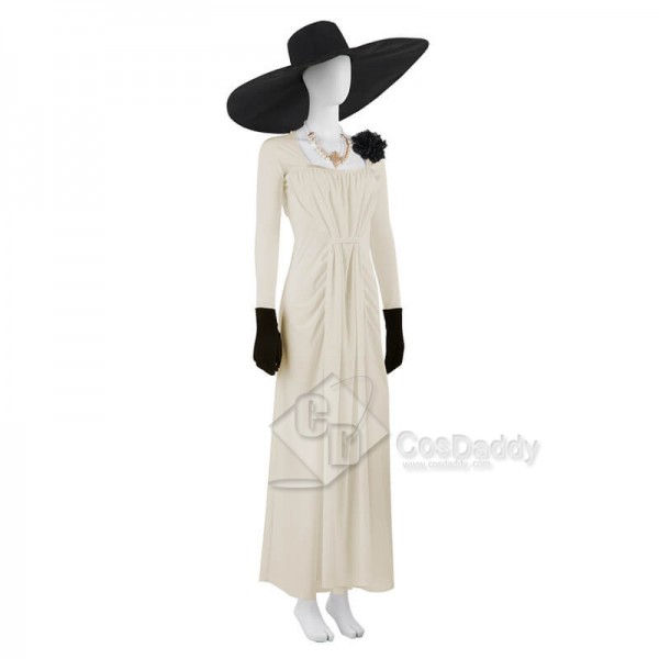 Resident Evil Village Vampire Lady Alcina Dimitrescu Dress Cosplay Costume