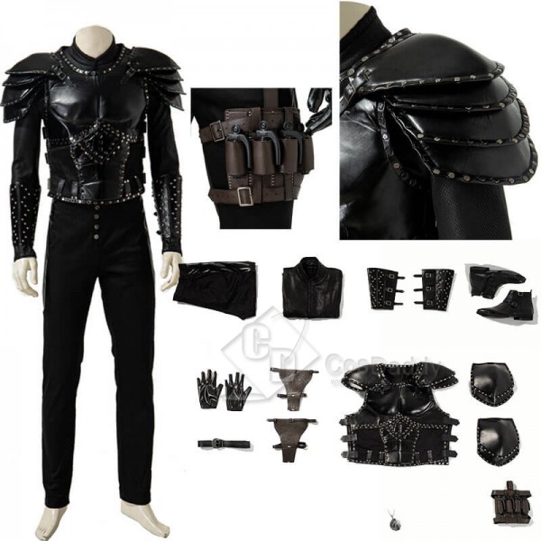 Netflix The Witcher Season 2 Geralt of Rivia Armor Suit Cosplay Costume 