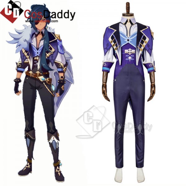 Game Genshin Impact Kaeya Cosplay Costumes Outfit ...