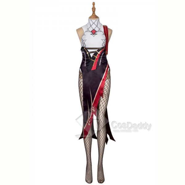 CosDaddy Genshin Impact Rosaria Cosplay Dress Suit Costumes