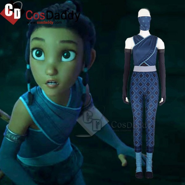 Raya And The Last Dragon Kids Raya Halloween Suit Cosplay Costumes