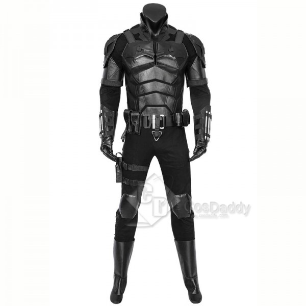 2021 DC The Batman Bruce Wayne Robert Pattinson Cosplay Costume Batsuits