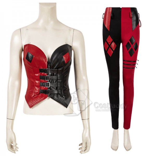 2021 Harley Quinn The Suicide Squad 2 New Harley Quinn Cosplay Suit Costumes