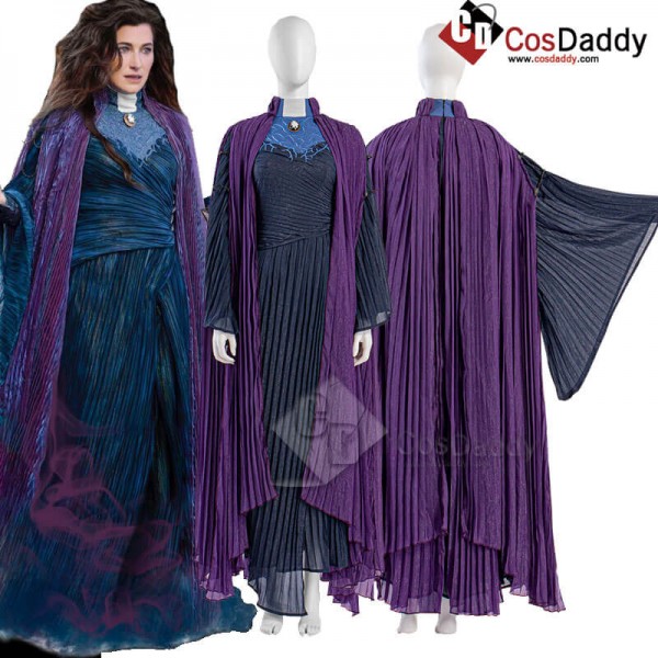 Buy WandaVision Agatha Harkness Costume Cosplay Ha...