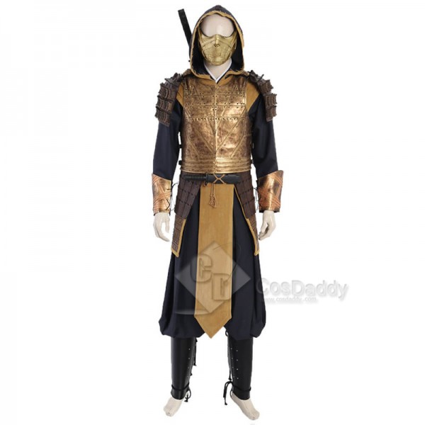 Mortal Kombat Movie 2021 Scorpion Costumes Cosplay Ideas for Adults