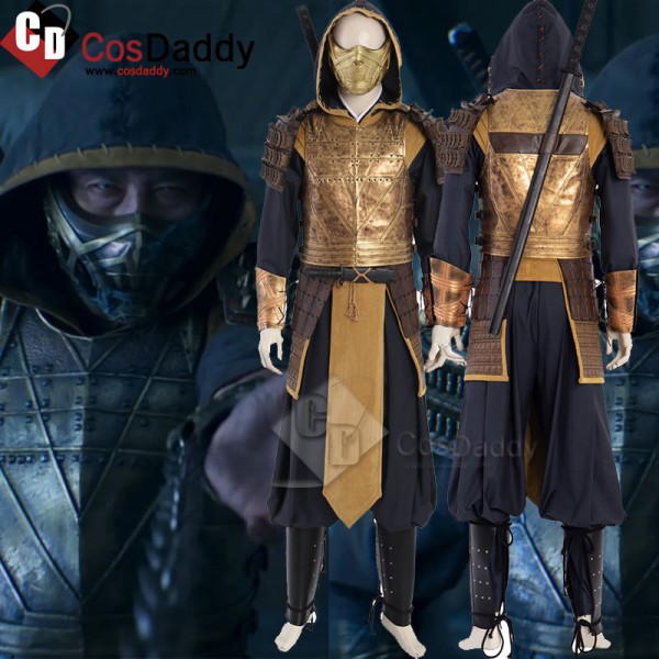 Mortal Kombat Movie 2021 Scorpion Costumes Cosplay...