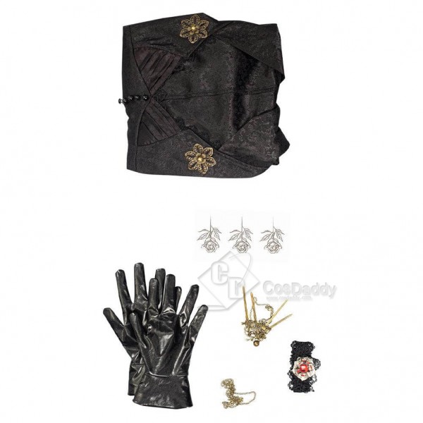 Resident Evil Village Vampire Lady Dress Lady Dimitrescu Halloween Cosplay Costumes