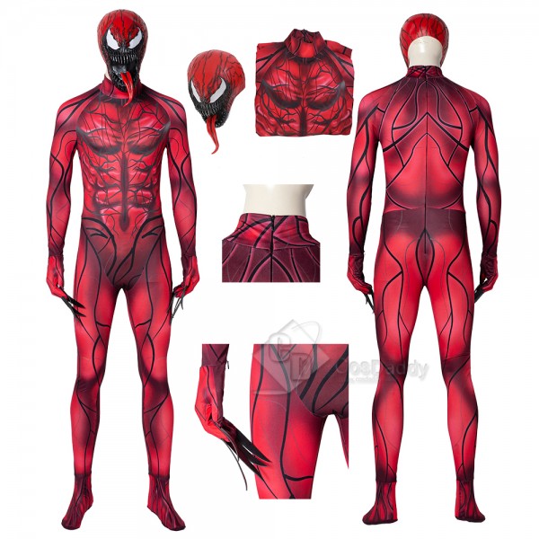 Venom 2 Carnage Cosplay Costume Halloween Bodysuit...