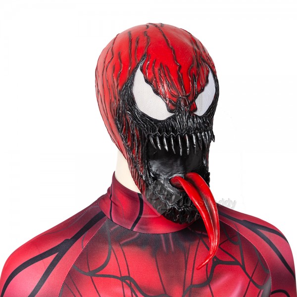 Venom 2 Carnage Cosplay Costume Halloween Bodysuit Spiderman Jumpsuit For Kids Aduilts
