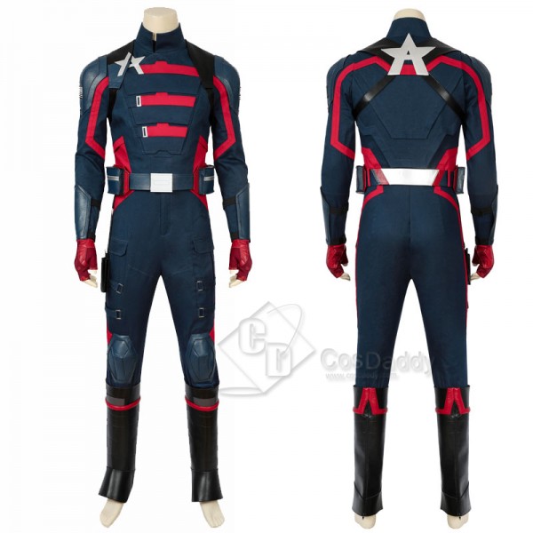 Captain America US Agent John Walker Cosplay Costume The Falcon And The Winter  Soldier Outfit