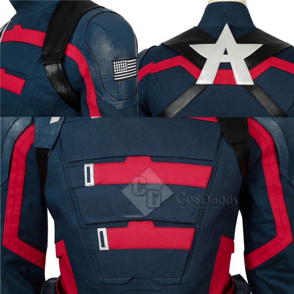 Captain America US Agent John Walker Cosplay Costume The Falcon And The Winter  Soldier Outfit