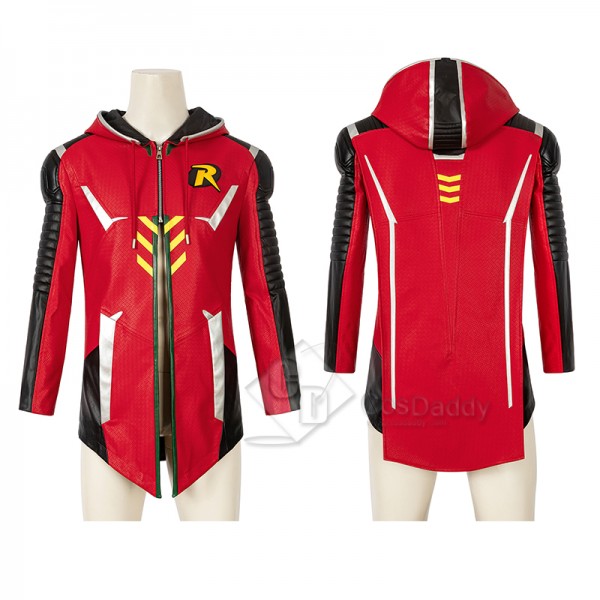 Batman Gotham Knights Red Robin Cosplay Costume Halloween Superhero Outfit