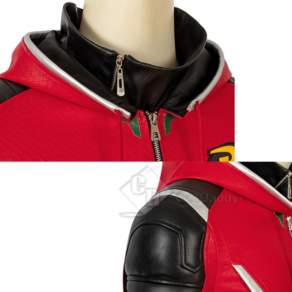 Batman Gotham Knights Red Robin Cosplay Costume Halloween Superhero Outfit