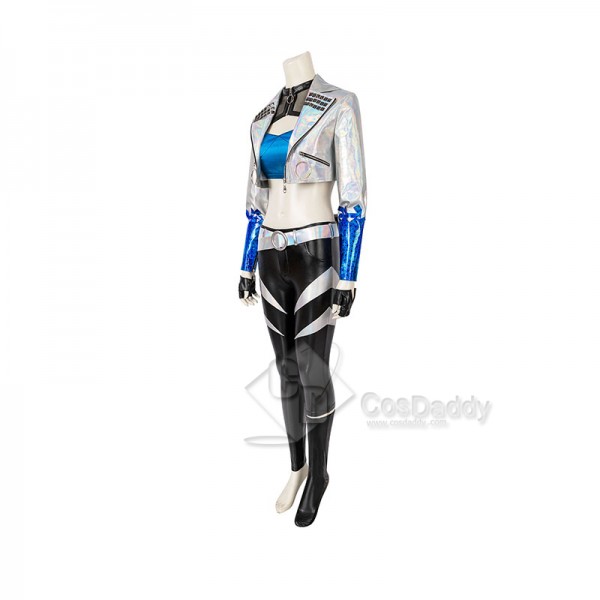 League Of Legends LOL KDA Akali Cosplay Costume Sexy Bodysuit Uniform