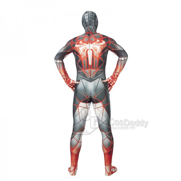 Marvel 2021 Spiderman Miles Morales PS5 Cosplay Costume Programmable Matter Suit