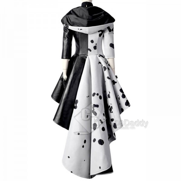 CosDaddy 2021 Cruella De Vil Emma Stone Cruella Halloween Cosplay Suit Costumes