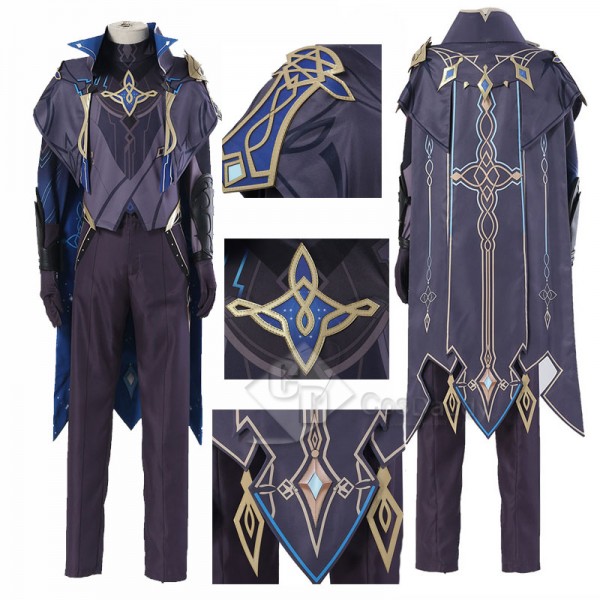 Genshin Impact Dainsleif Cosplay Costume Halloween Carnival Suit Full Set