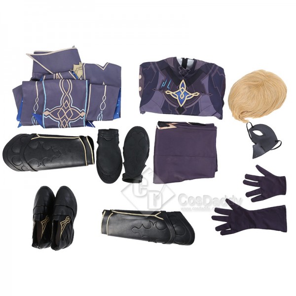 Genshin Impact Dainsleif Cosplay Costume Halloween Carnival Suit Full Set