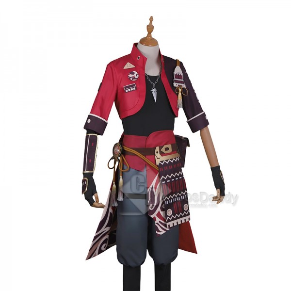 Genshin Impact Tohma Cosplay Costume Game Anime Uniform Halloween Carnival Outfit