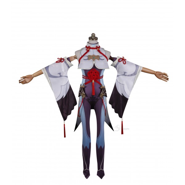 Genshin Impact Crane Cosplay Costume Game Suit Halloween Carnival Uniform