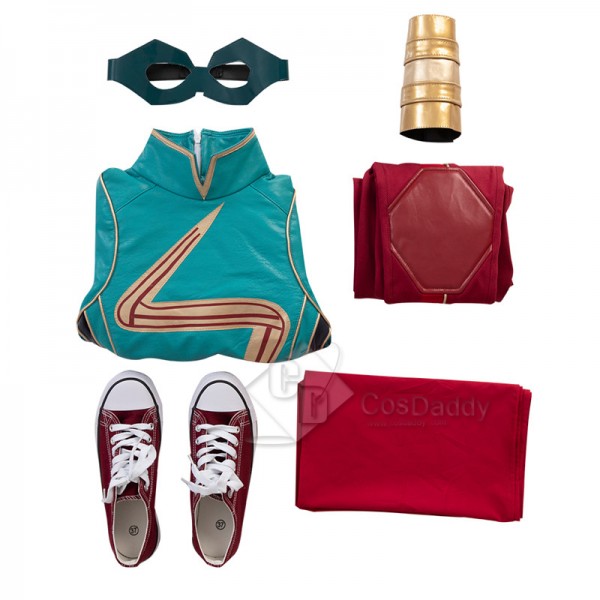 2021 Ms.Marvel New Kamala Khan Cosplay Costumes Female Halloween Outfit